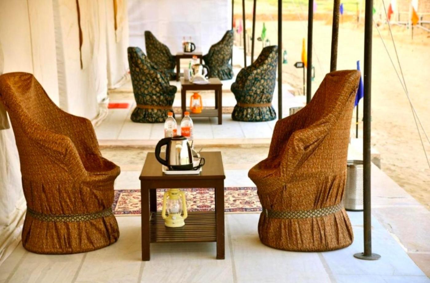 The Saffron Desert Camp Jaisalmer Ngoại thất bức ảnh